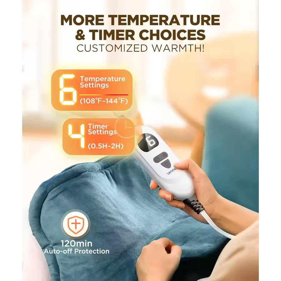 Sovere Neck Heating Pad with 6 Heat Settings, Auto Shut Off, Electric Heat Pack