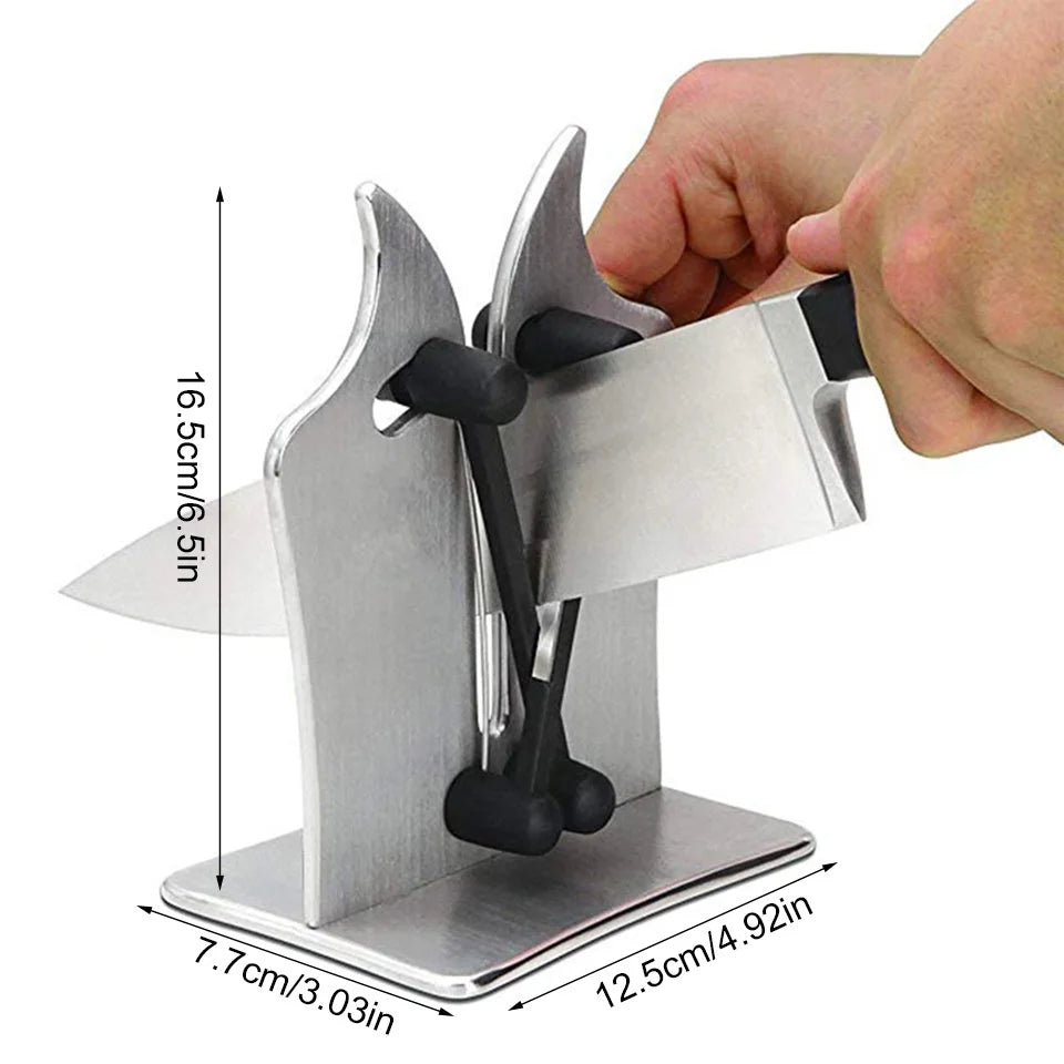 Sovere Compact Manual Knife Sharpener with Tungsten Carbide for Quick Edge Restoration