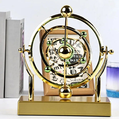 Royelle Kinetic Orbital Desk Toy - Perpetual Motion Celestial Sculpture Decor
