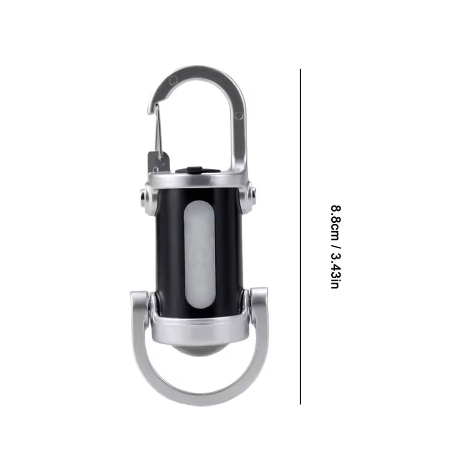 Sovere Mini Keychain Flashlight - Rechargeable LED Pocket Light with 7 Modes