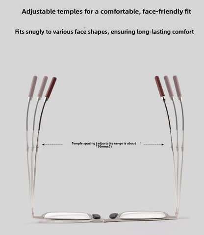 Royora Portable Folding Reading Glasses for Men Women with Blue Light Filter