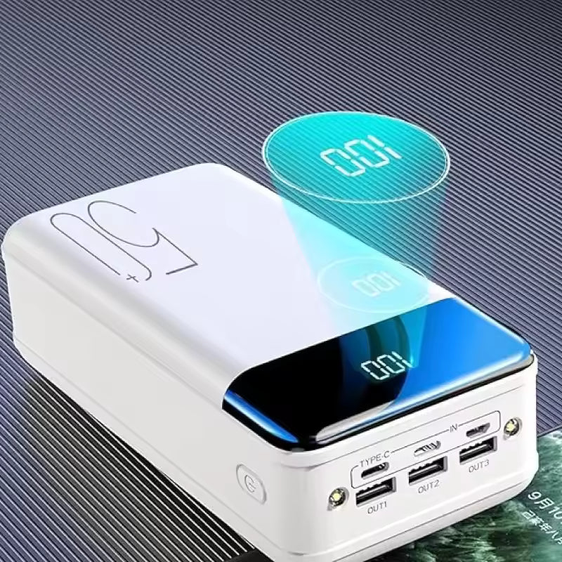 Sovere 50,000 mAh Power Bank, Fast Charging Portable Phone Charger with Multiple Ports