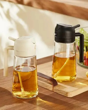 Sovere 16oz Olive Oil Sprayer Bottle with Precision Nozzle for Healthy Cooking Control