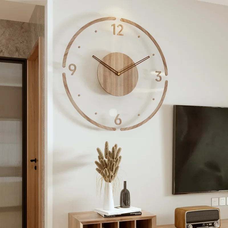 Scandinavian Wall Clock | Silent Quartz | Solid Wood | 30 cm & 35 cm 0