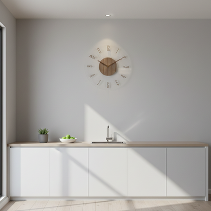 Scandinavian Wall Clock | Silent Quartz | Solid Wood | 30 cm & 35 cm 4