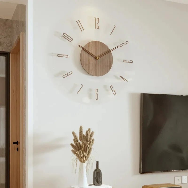 Scandinavian Wall Clock | Silent Quartz | Solid Wood | 30 cm & 35 cm 7