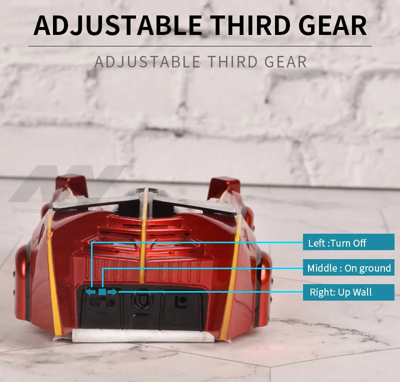 Sovere Gravity Defying Laser RC Car with 360° Stunts and LED Lights