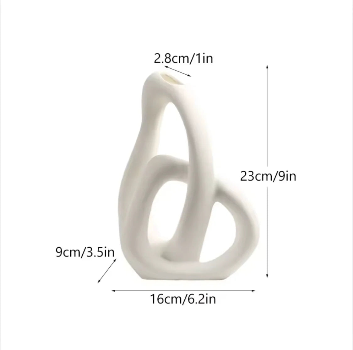 Royelle Modern Ceramic Vase for Dried Flowers-Nordic Home Decor