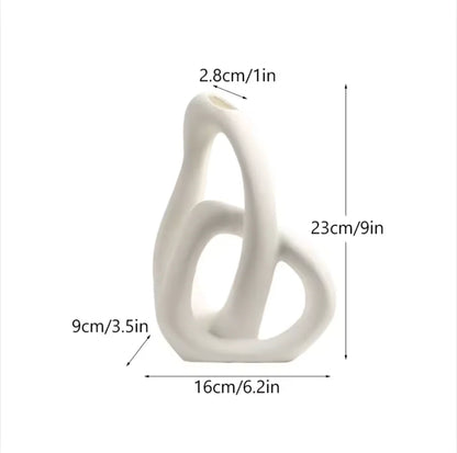 Royelle Modern Ceramic Vase for Dried Flowers-Nordic Home Decor