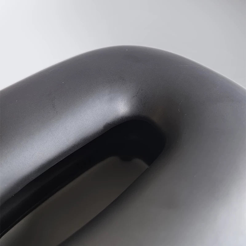 Sculptural Rounded Ceramic Tissue Box | Organic Minimalist Decor 5