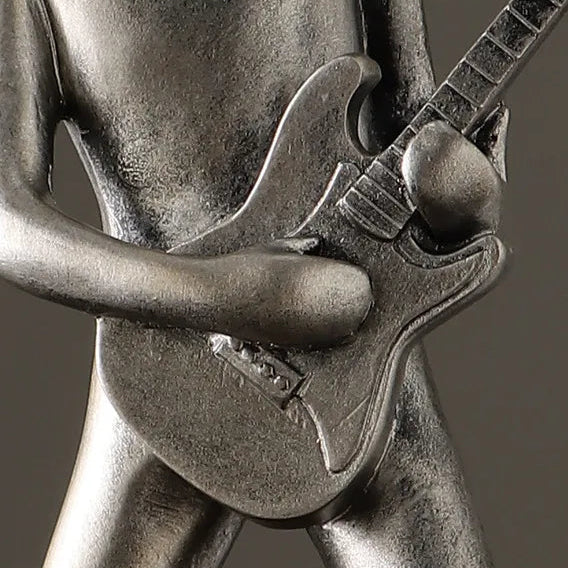 Novara Abstract Cellist Sculpture - Modern Resin Musician Figurine for Home Decor
