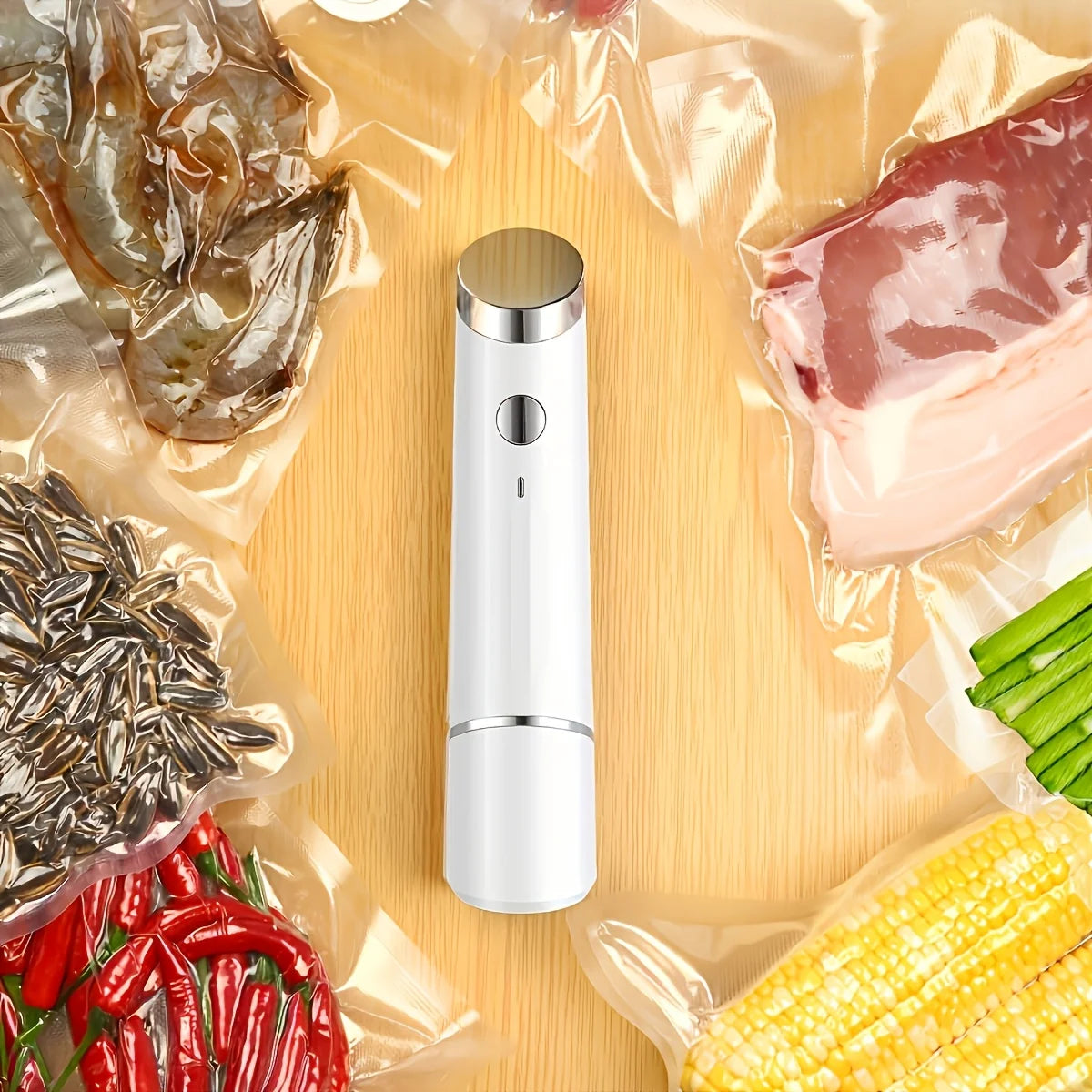 Royeva Portable Handheld Rechargeable Vacuum Sealer for Food Preservation & Storage