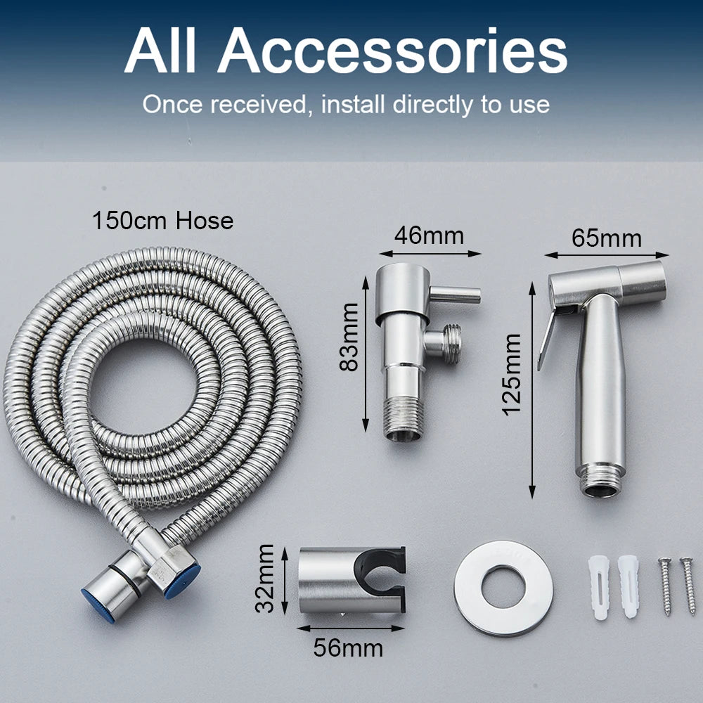 Sovere Handheld Bidet Sprayer with Adjustable Water Flow for Bathroom Hygiene