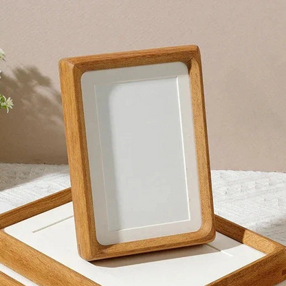 Royora Modern Wood Photo Frame with Rounded Corners for Tabletop Display