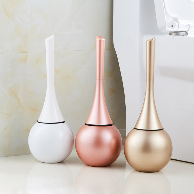 Sleek Silicone Toilet Brush 1