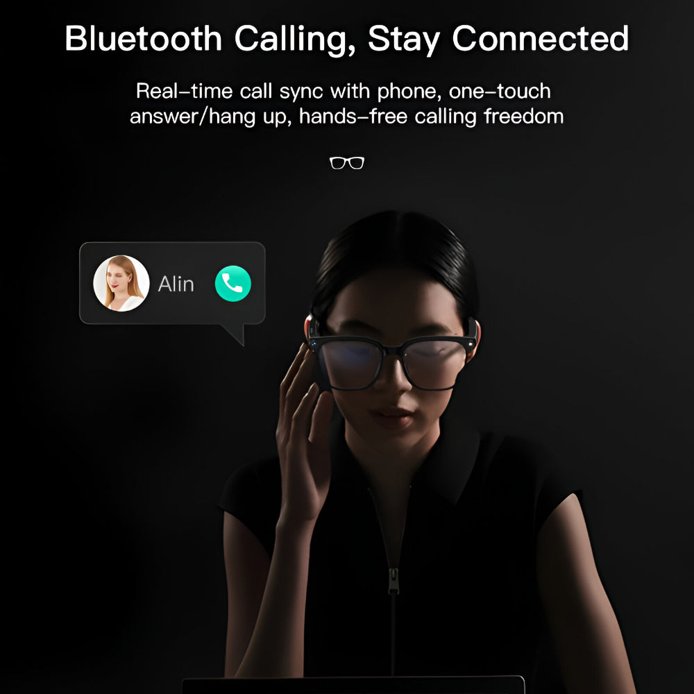 Smart Glasses | Wireless Video & Audio Recording Eyewear with POV Camera | Stylish Design for Everyday Use 2