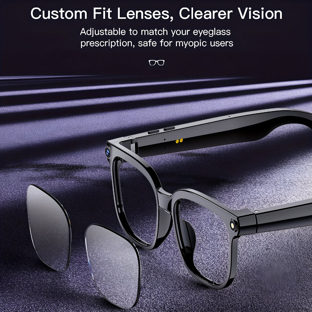 Smart Glasses | Wireless Video & Audio Recording Eyewear with POV Camera | Stylish Design for Everyday Use 5