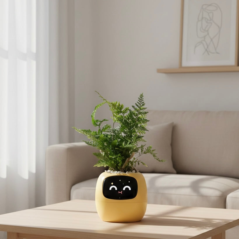 Smart Plant Pot | Self-Watering Flower Pot with App & Emoji Alerts 1