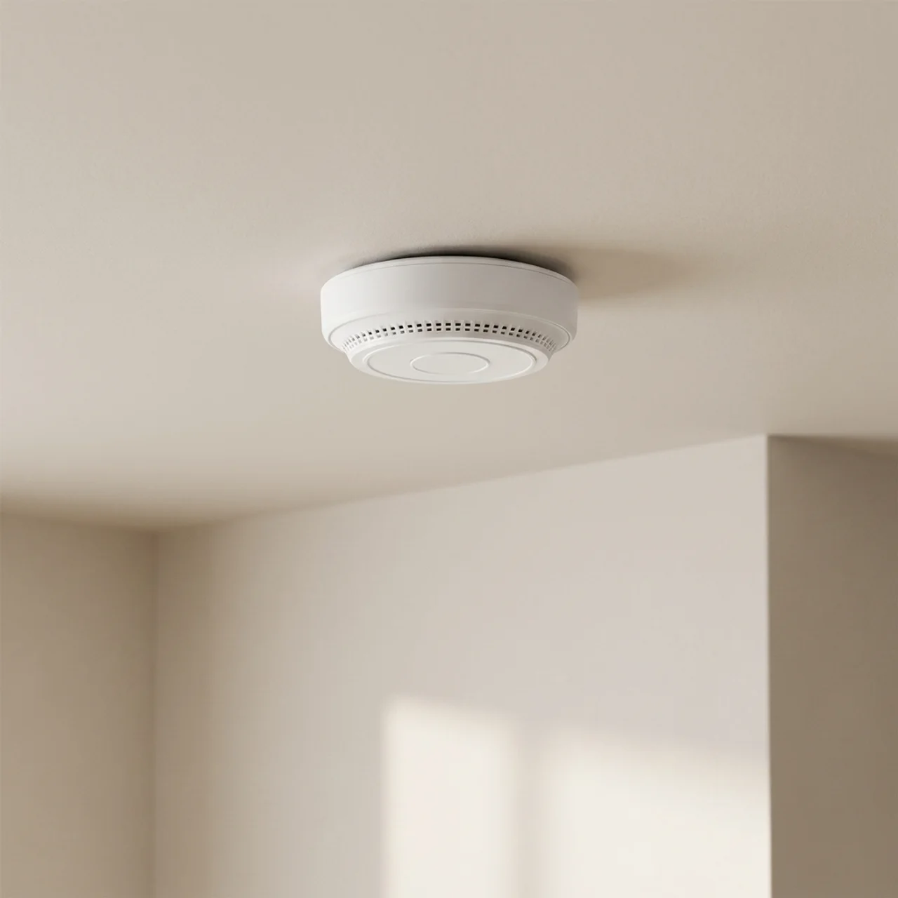 Smart WiFi Smoke Detector Heat Sensor Bluetooth Indoor Ceiling Wall Mount 1