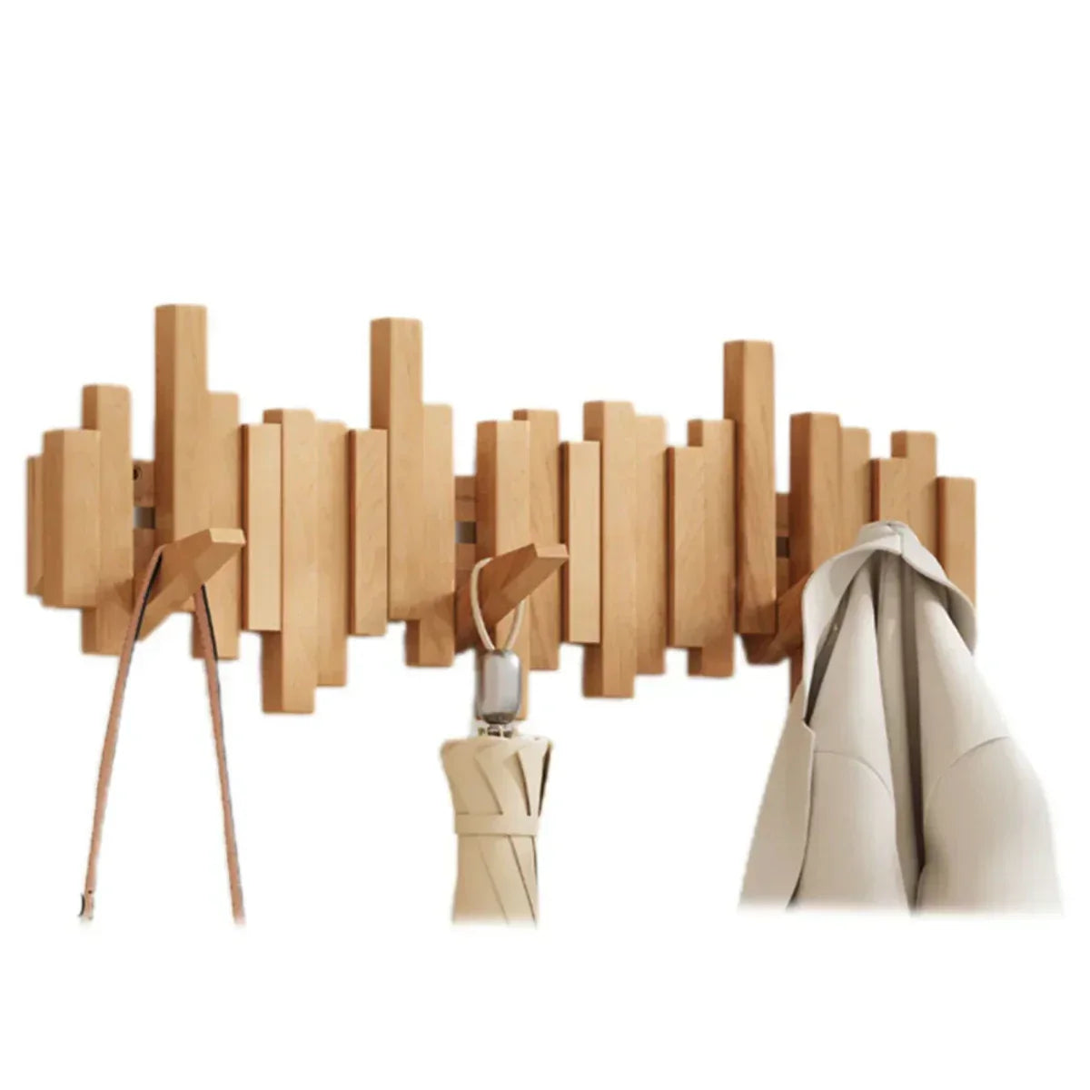 Solid Wood Wall Hook | Single | Minimalist | Wall Mounted | Indoor | Entryway & Hallway 3