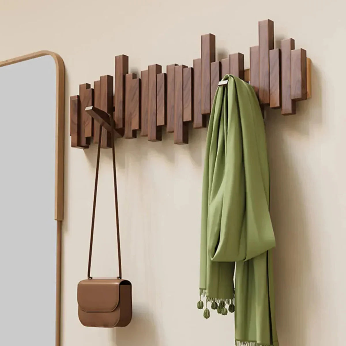 Solid Wood Wall Hook | Single | Minimalist | Wall Mounted | Indoor | Entryway & Hallway 4