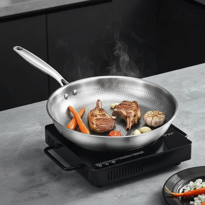 Sovere 12-Inch Hammered Titanium Non-Stick Frying Pan - Best Non Stick Pan for Precision Cooking 1