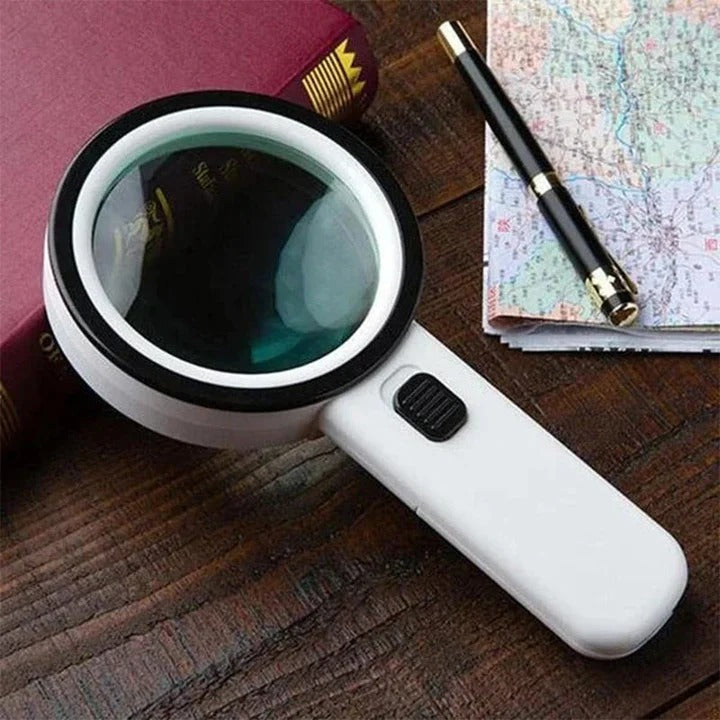 Sovere 30X LED Magnifying Glass with Light for Detailed Inspection and Reading 0