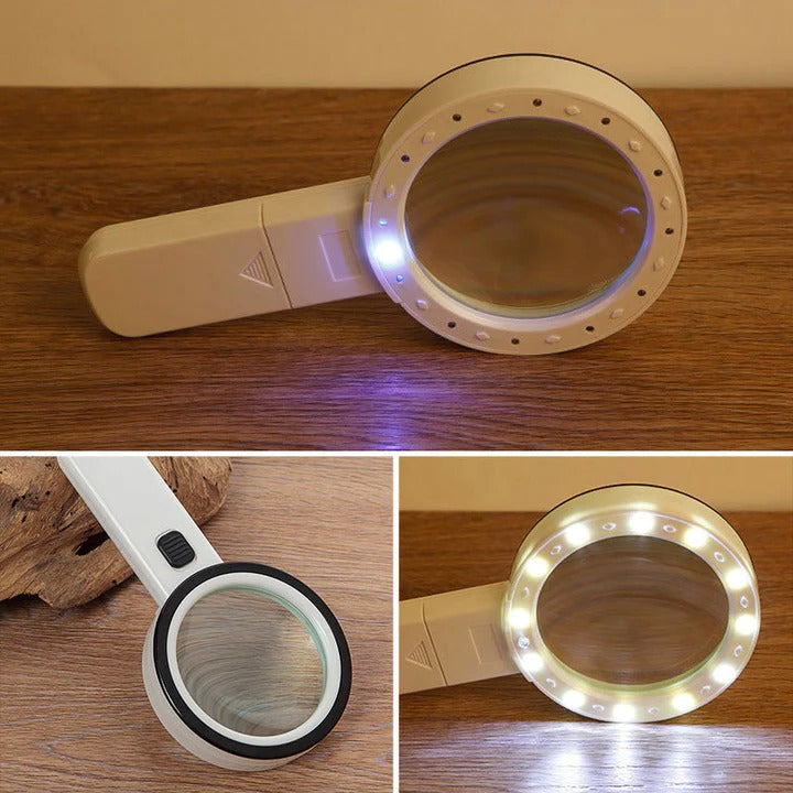 Sovere 30X LED Magnifying Glass with Light for Detailed Inspection and Reading 1