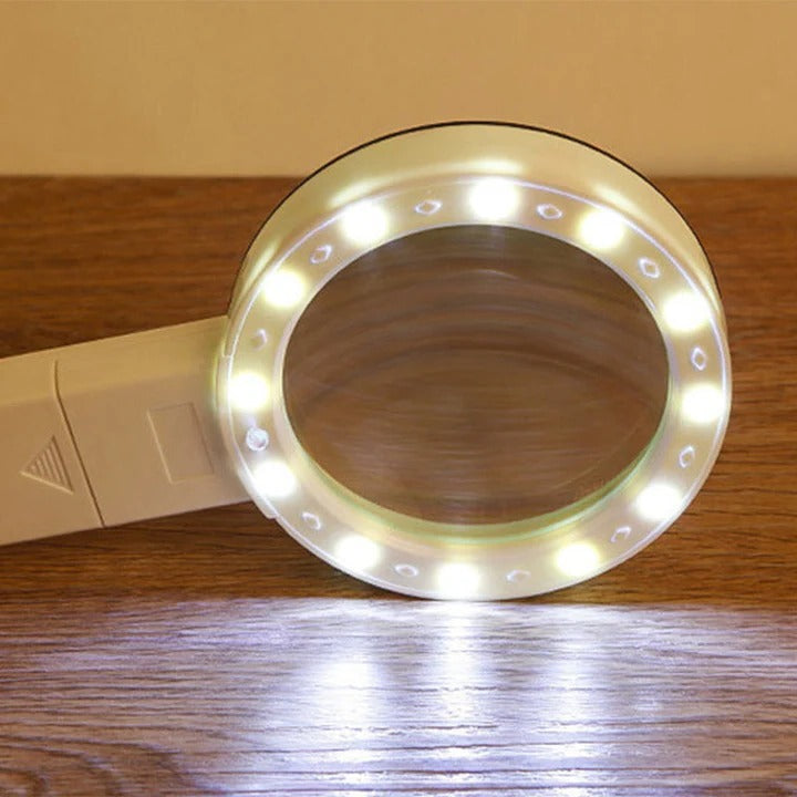 Sovere 30X LED Magnifying Glass with Light for Detailed Inspection and Reading 2