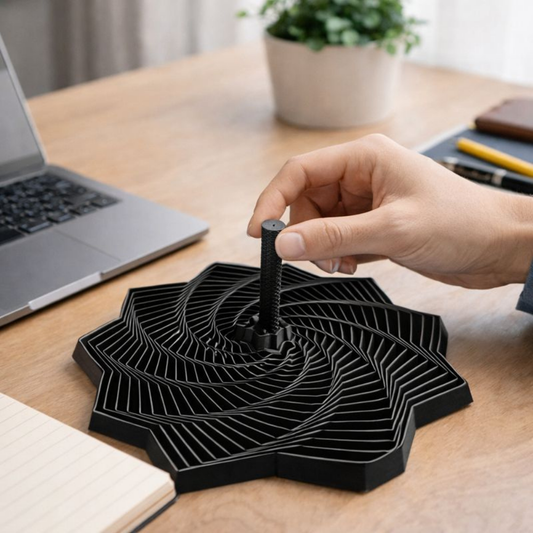 Sovere 3D Printed Fractal Star Fidget Spinner Toy for Stress Relief and Focus 0