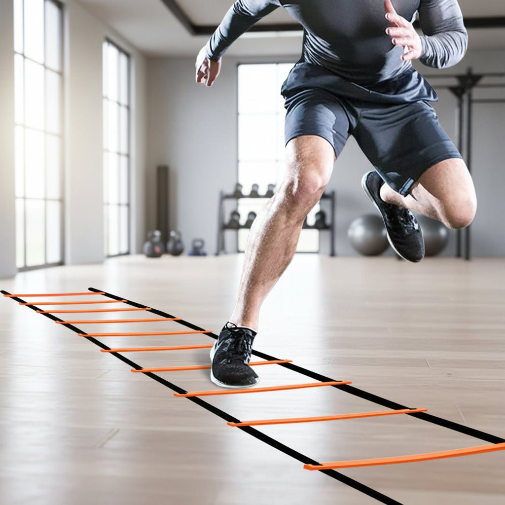 Sovere Adjustable Agility Ladder for Speed Training and Footwork Drills 4