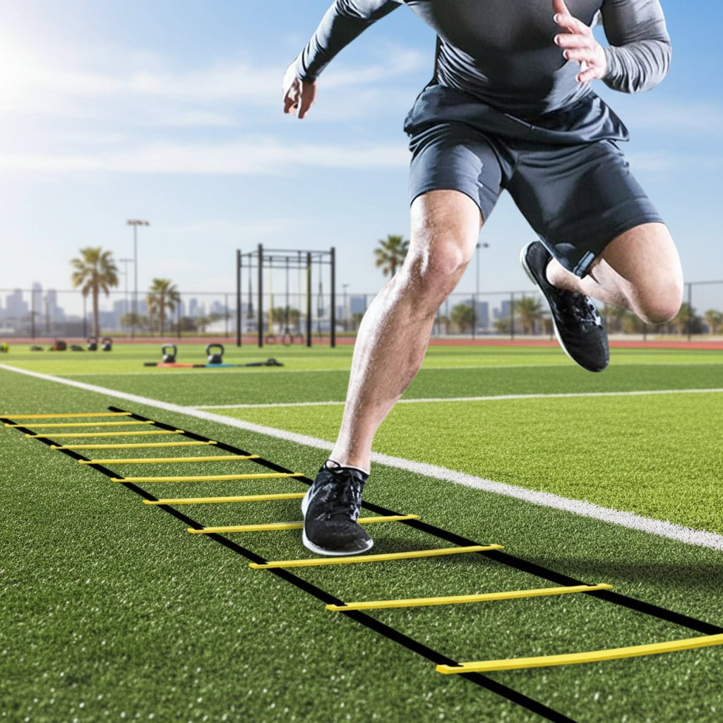 Sovere Adjustable Agility Ladder for Speed Training and Footwork Drills 6