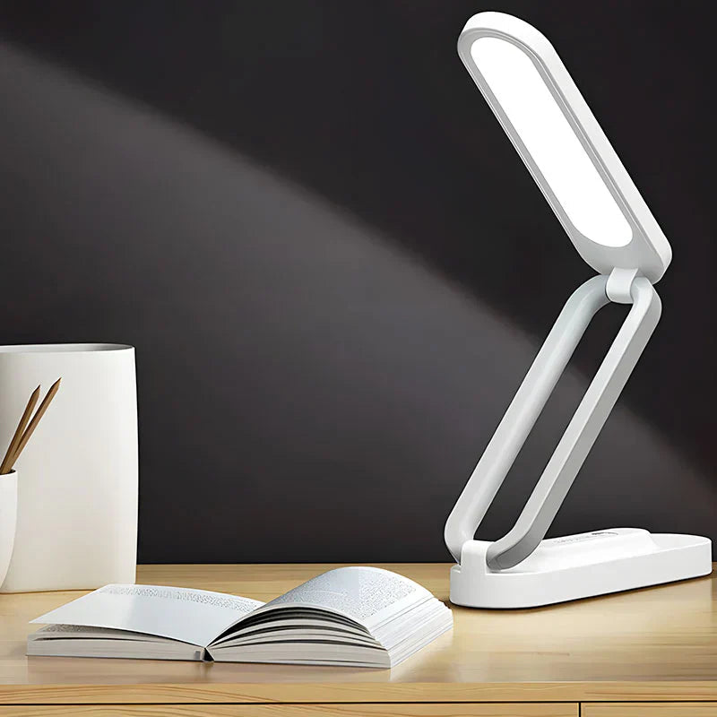 Sovere Adjustable Rechargeable Desk Lamp, Cordless Foldable Table Light with Dimmable Brightness 0