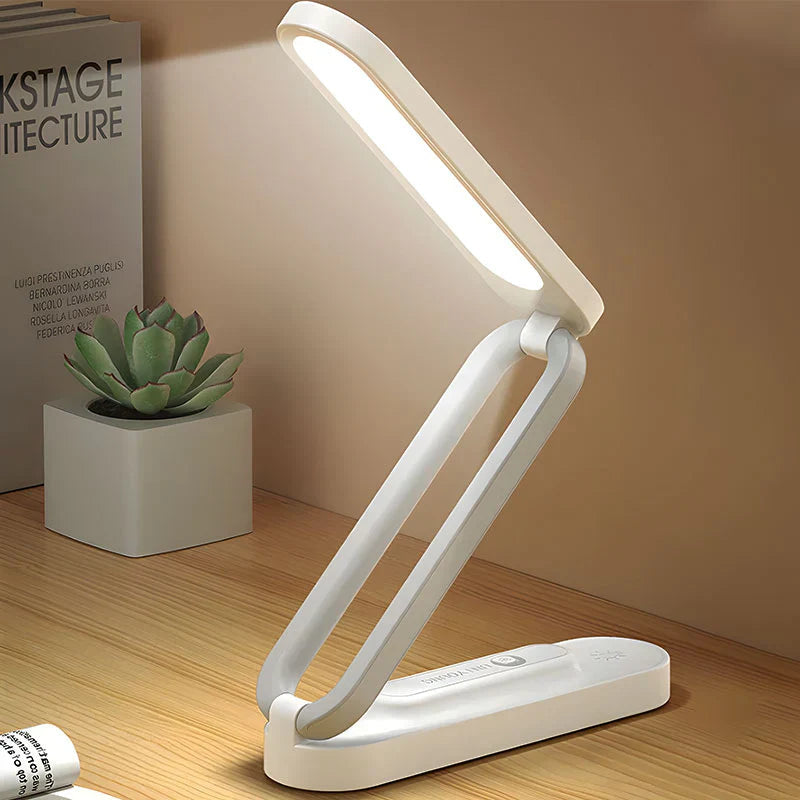 Sovere Adjustable Rechargeable Desk Lamp, Cordless Foldable Table Light with Dimmable Brightness 1