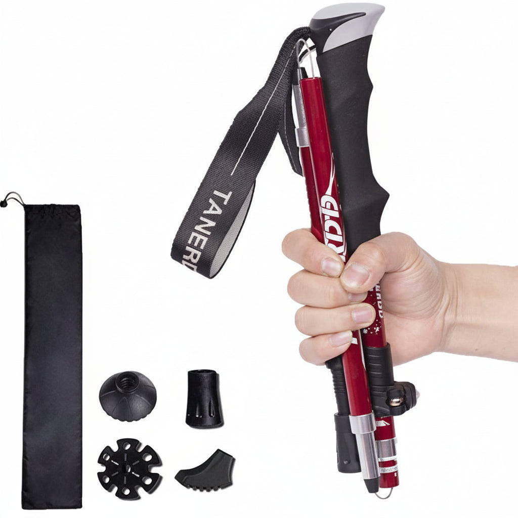 Sovere Adjustable Telescopic Trekking Poles for Hiking, Lightweight & Ergonomic Design 3