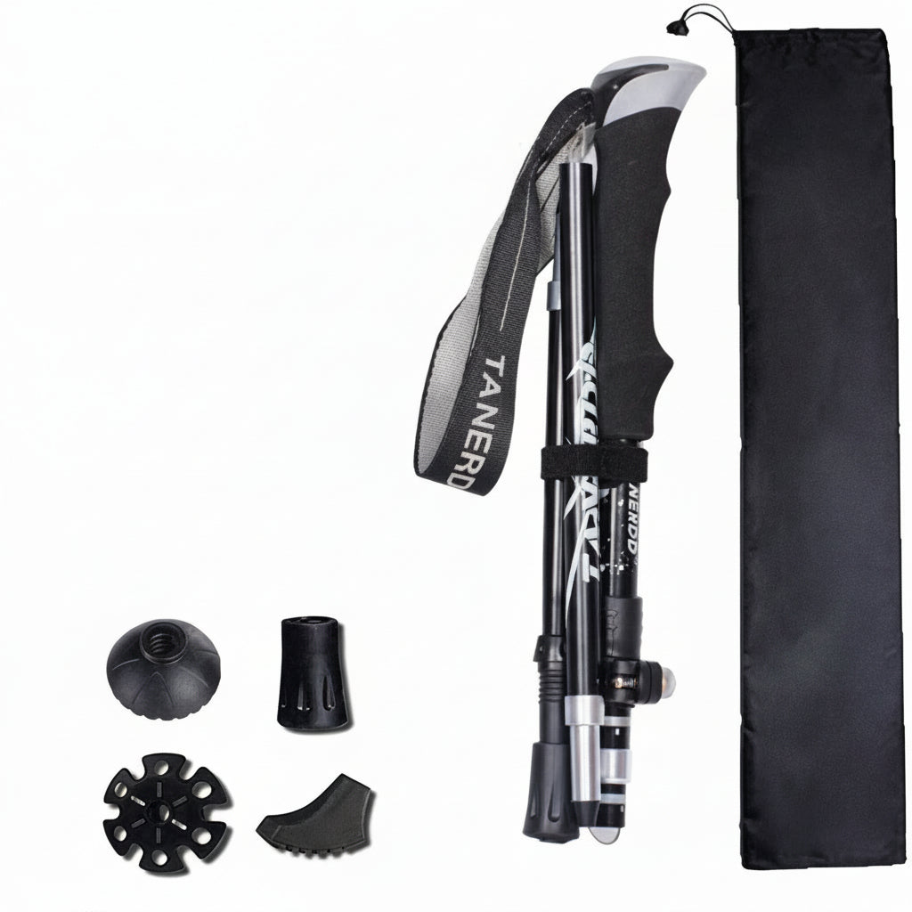 Sovere Adjustable Telescopic Trekking Poles for Hiking, Lightweight & Ergonomic Design 5