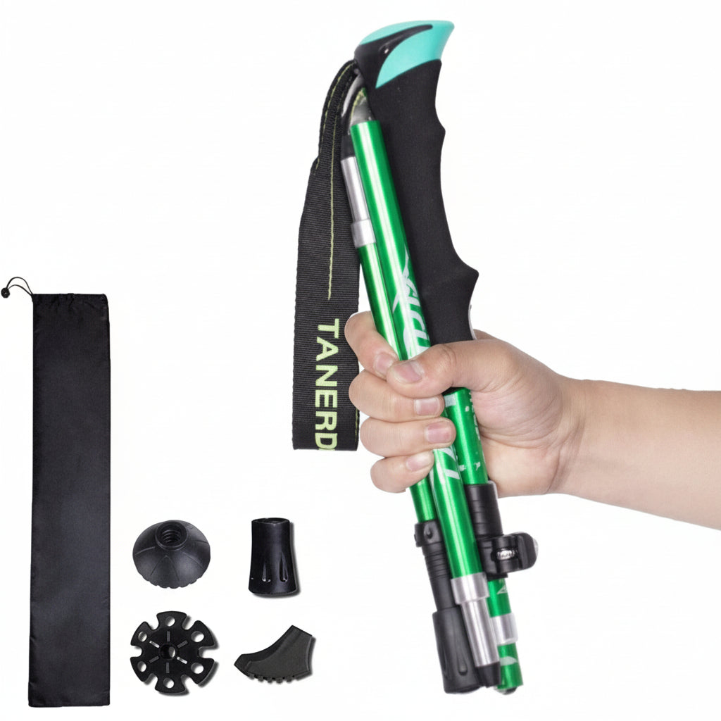 Sovere Adjustable Telescopic Trekking Poles for Hiking, Lightweight & Ergonomic Design 7