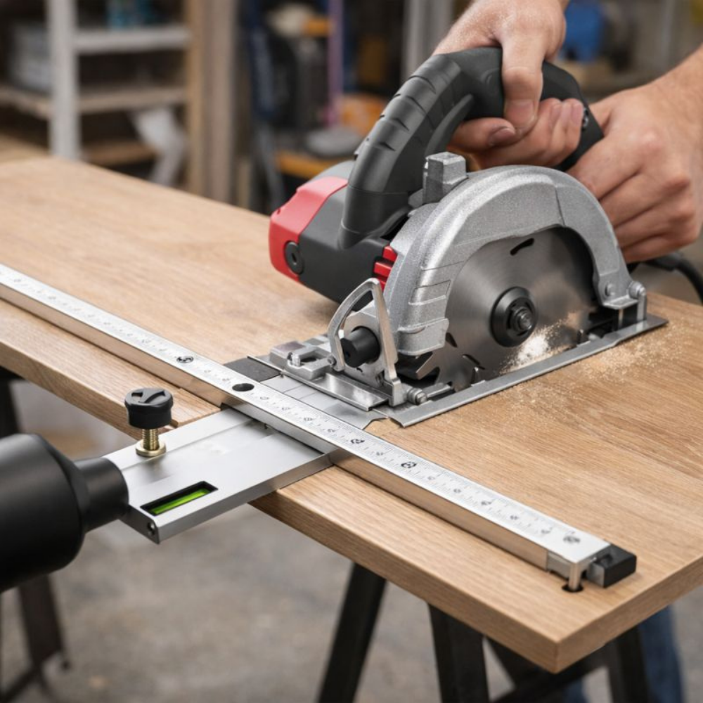 Sovere Adjustable Wood Cutting Guide with Precision Stainless Steel Edge Tool 1