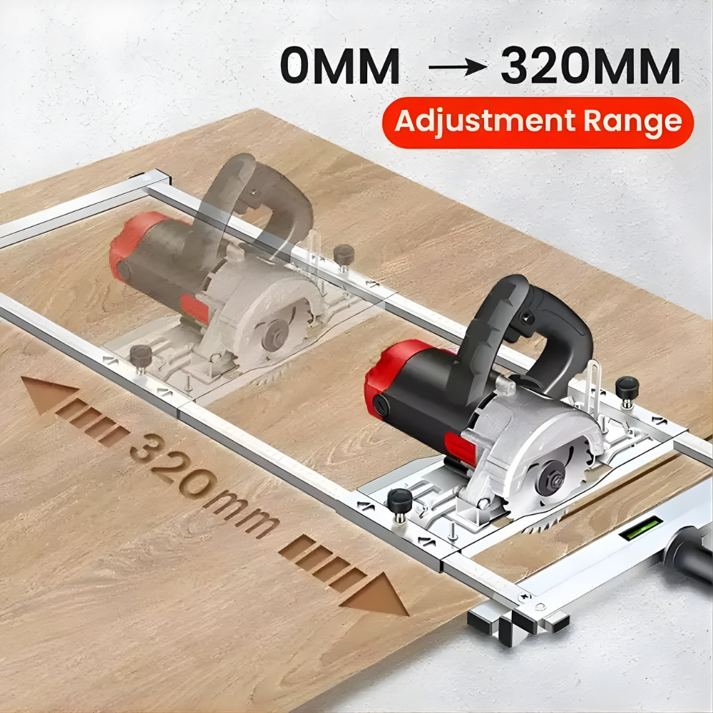 Sovere Adjustable Wood Cutting Guide with Precision Stainless Steel Edge Tool 2
