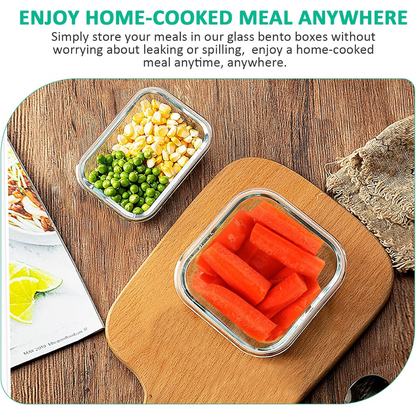 Sovere Airtight Glass Food Storage Containers Set - 24-Piece Meal Prep Tupperware 2