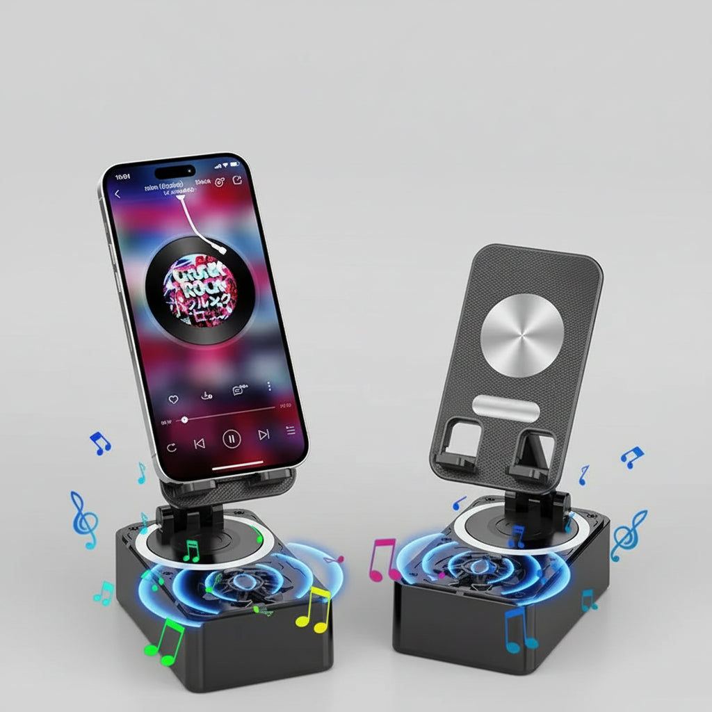 Sovere Bluetooth Speaker with Adjustable Tablet Holder and 9D Surround Sound 0