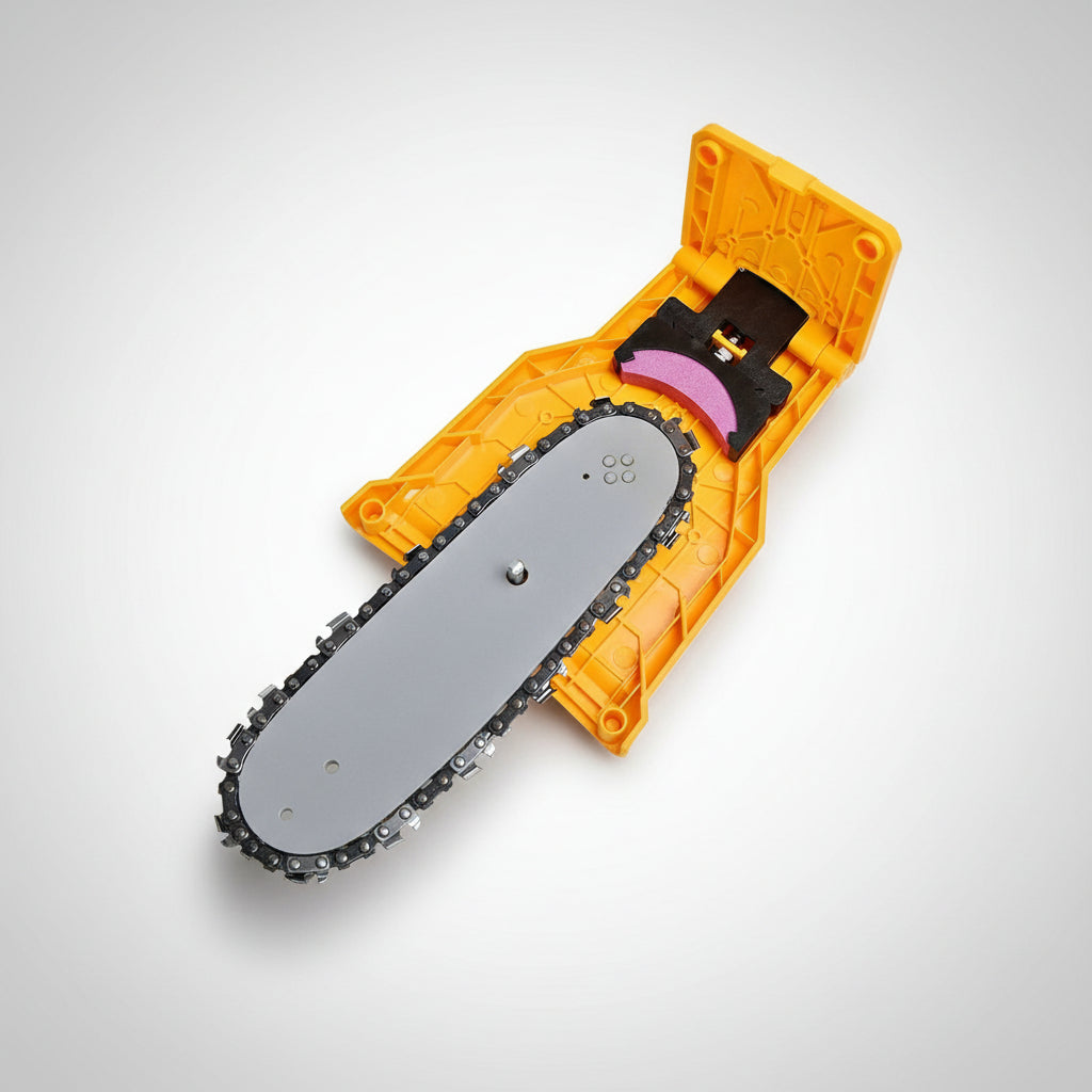 Sovere Chainsaw Sharpener Tool with 4 Replacement Stones for Efficient Sharpening 2