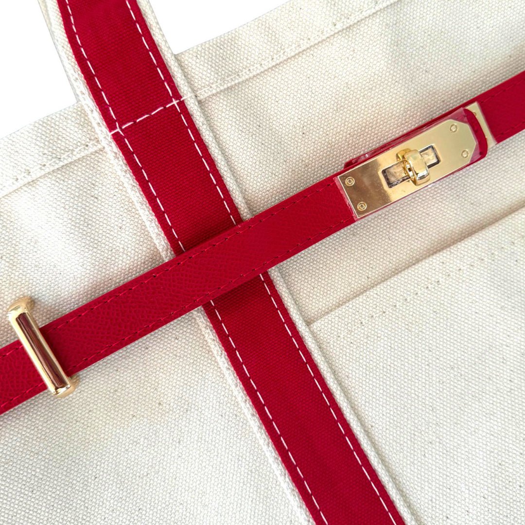 Sovere Classic Cotton Canvas Tote Bag with Reinforced Steel Frame for Durability 4