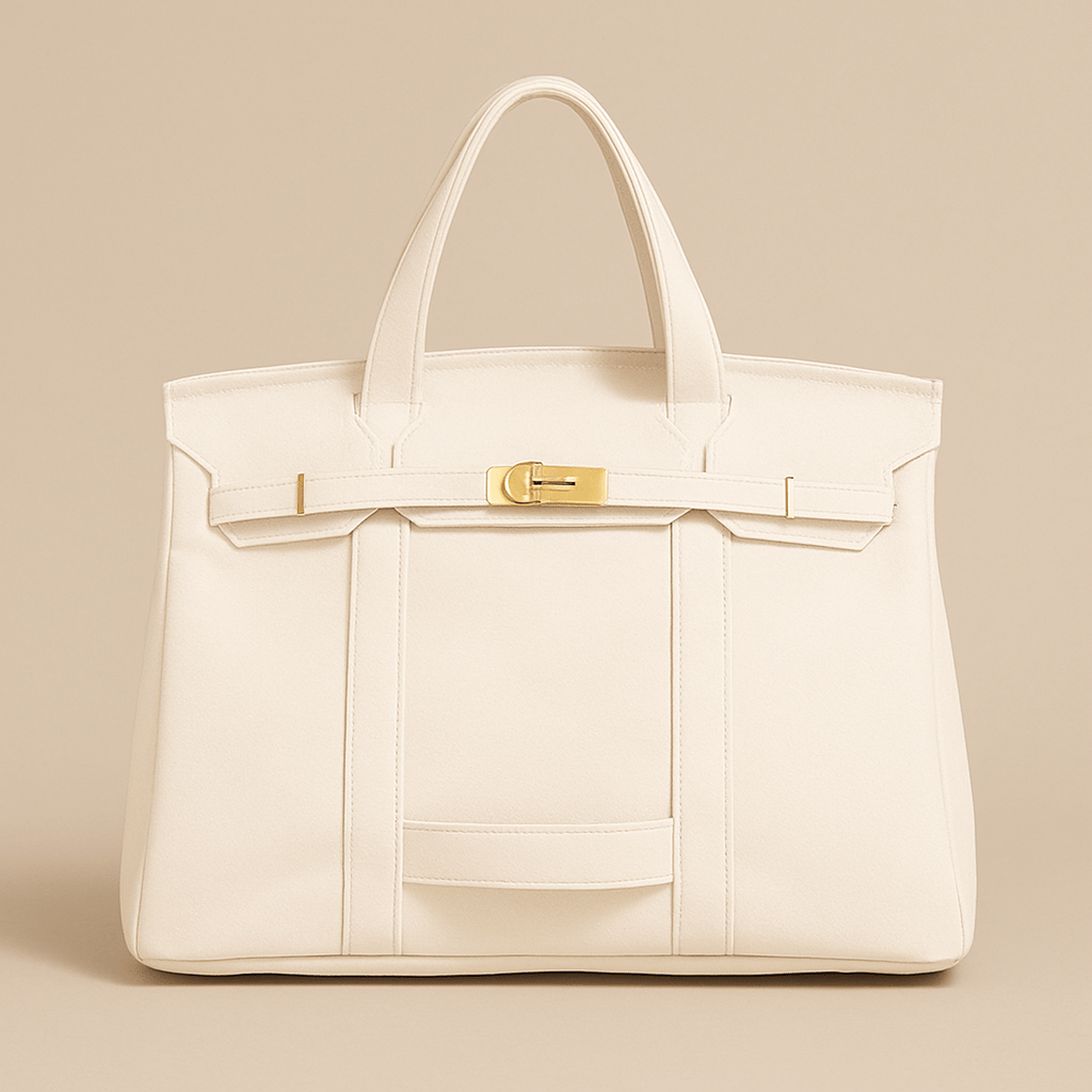 Sovere Classic Cotton Canvas Tote Bag with Reinforced Steel Frame for Durability 8