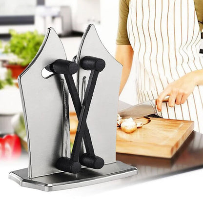 Sovere Compact Manual Knife Sharpener with Tungsten Carbide for Quick Edge Restoration 2