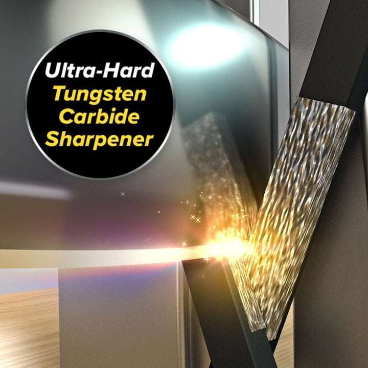 Sovere Compact Manual Knife Sharpener with Tungsten Carbide for Quick Edge Restoration 3