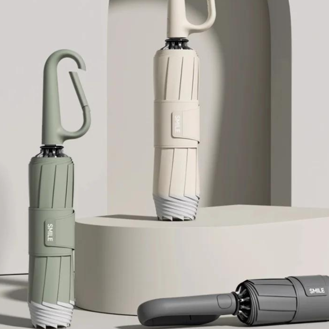 Sovere Compact Windproof Umbrella with Reflective Canopy for Travel and Commuting 8