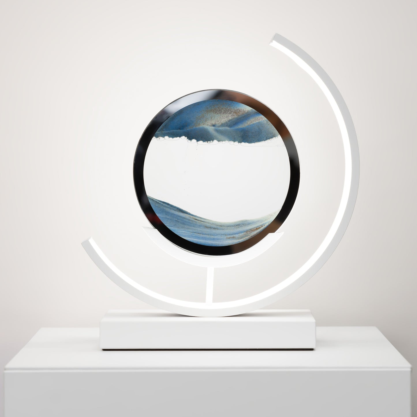 Sovere Dimmable LED Table Lamp with Sand Art, Remote Control for Living Room & Bedroom 3