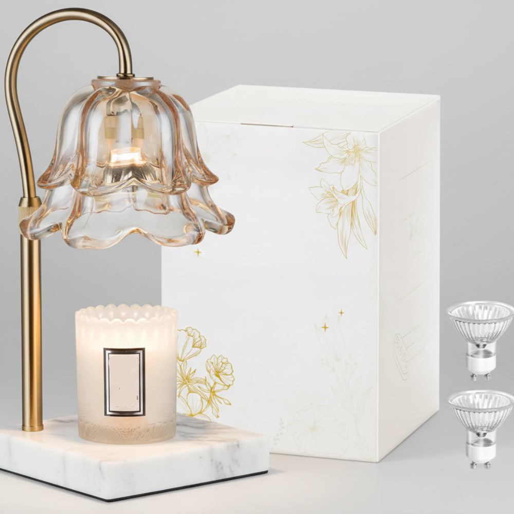 Sovere Elegant Electric Candle Warmer Lamp with Timer and Adjustable Height 0