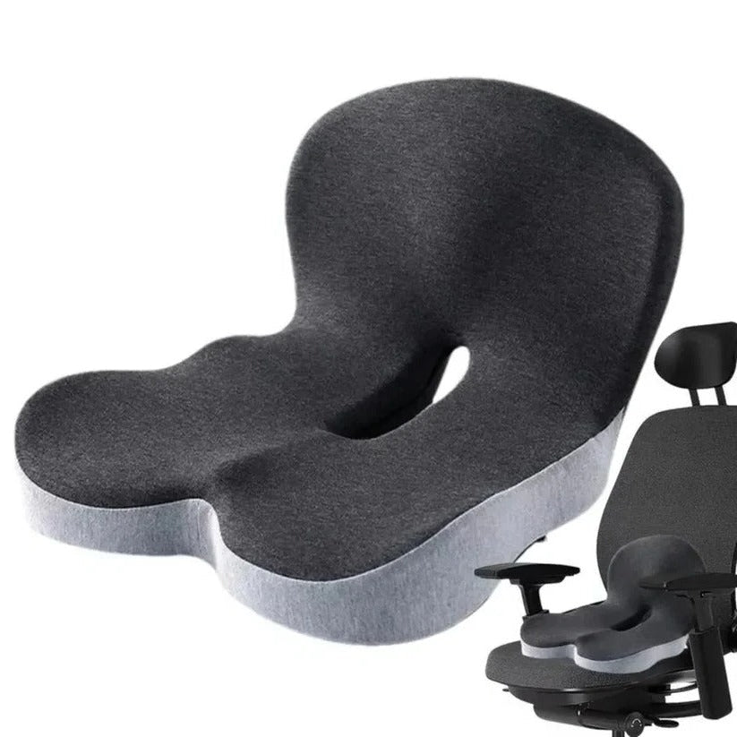 Sovere Ergonomic Lumbar Support Pillow for Office Chair - Memory Foam Back Support Cushion 0